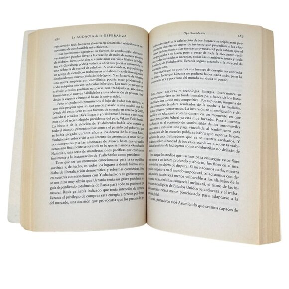 La Audacia De La Esperanza Libro En Español Por Barack Obama - Picture 3 of 4